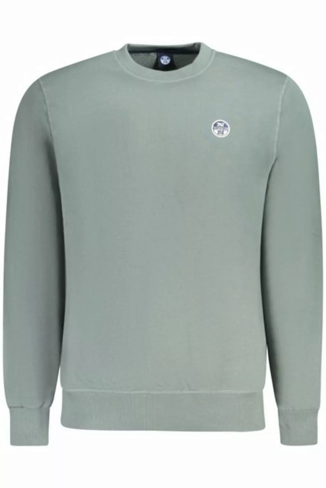 North Sails Sweatshirt Grünes Herren-Sweatshirt: Rundhalsausschnitt & günstig online kaufen