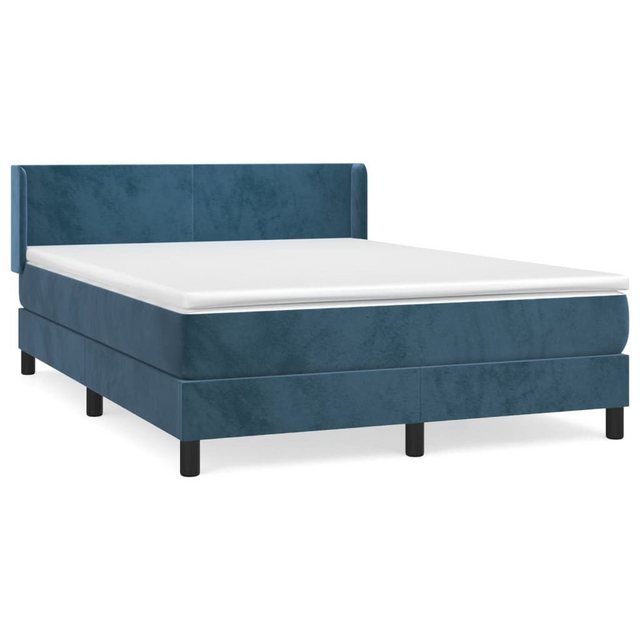 vidaXL Boxspringbett Bett Boxspringbett mit Matratze & Topper Samt verschie günstig online kaufen