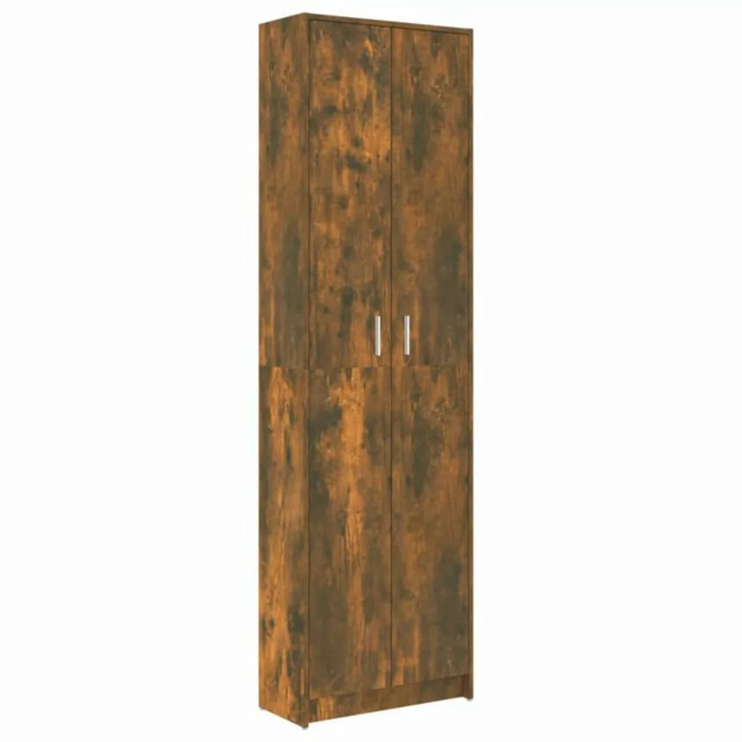 Vidaxl Garderobenschrank Räuchereiche 55x25x189 Cm Holzwerkstoff günstig online kaufen