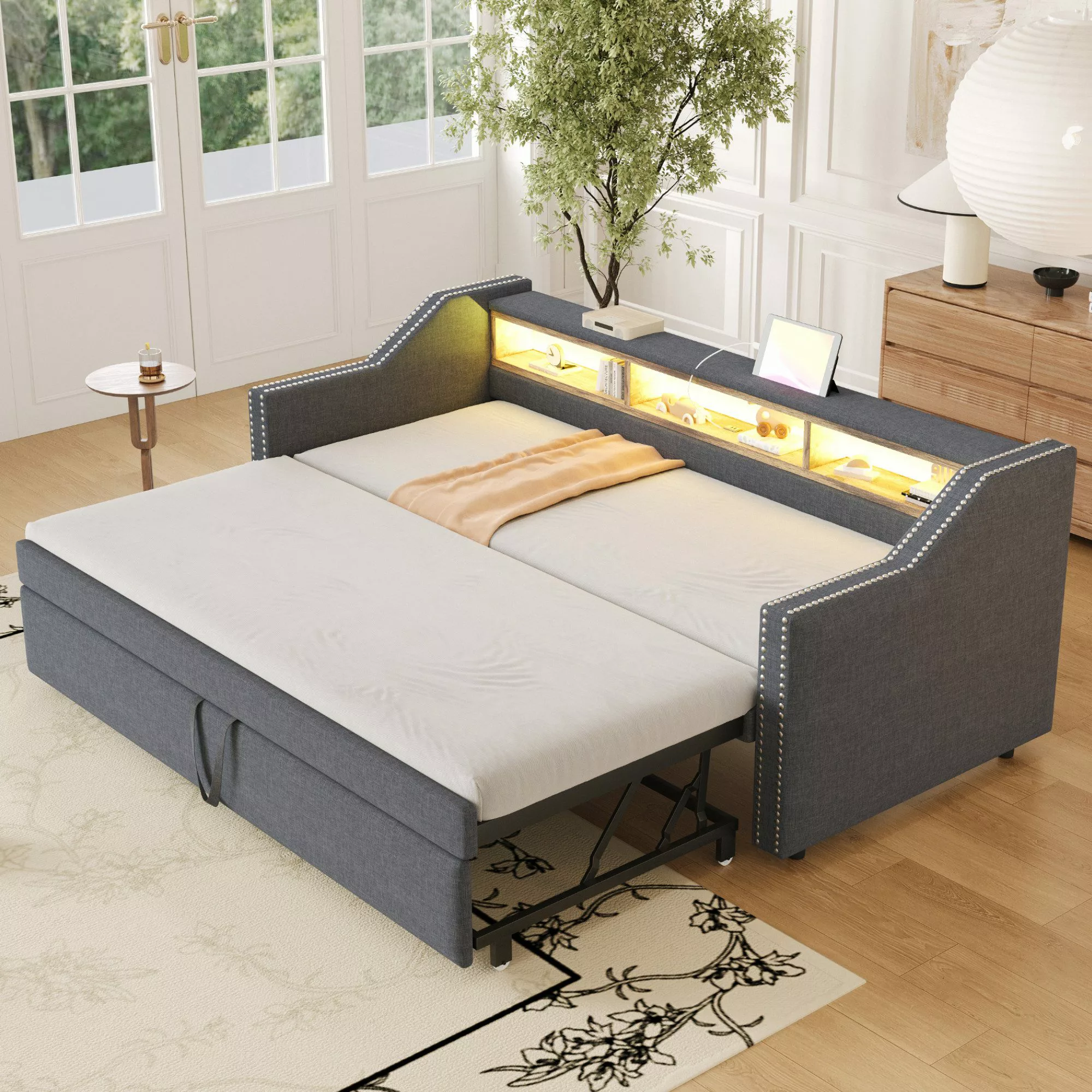 HAUSS SPOLE Schlafsofa 90/180x190 cm, Multifunktionales günstig online kaufen