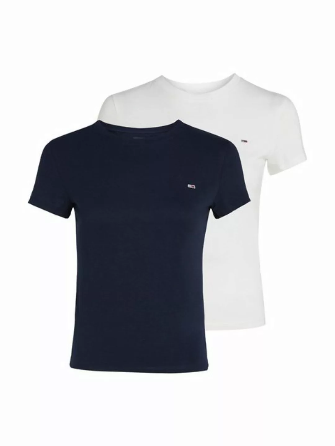 Tommy Jeans T-Shirt TJW 2PACK C-NECK TEE (Packung, 2-tlg., 2er) mit Logo-St günstig online kaufen