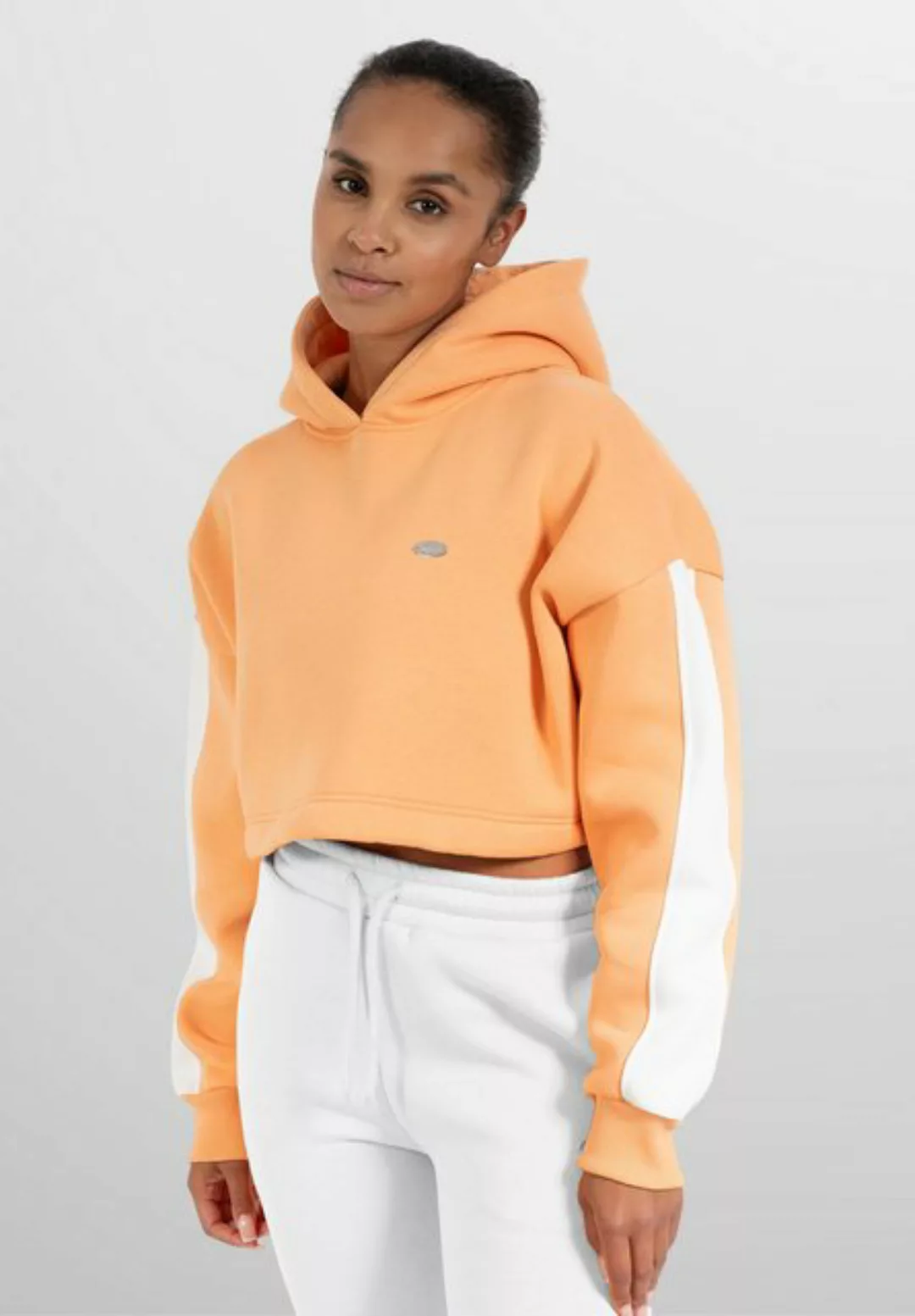 Smilodox Hoodie Amaya, Oversize Fit Crop Pullover Langarm, weicher Baumwoll günstig online kaufen