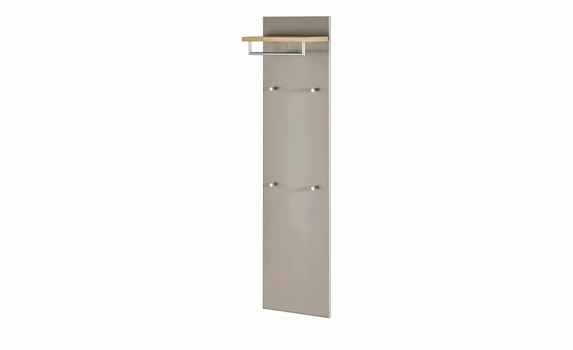 Garderobenpaneel  Duna ¦ beige ¦ Glas,Holzwerkstoff ¦ Maße (cm): B: 42 H: 1 günstig online kaufen