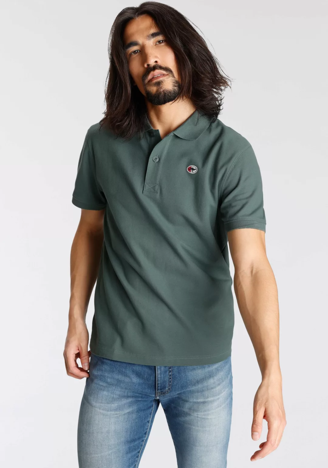 KangaROOS Poloshirt unifarben günstig online kaufen