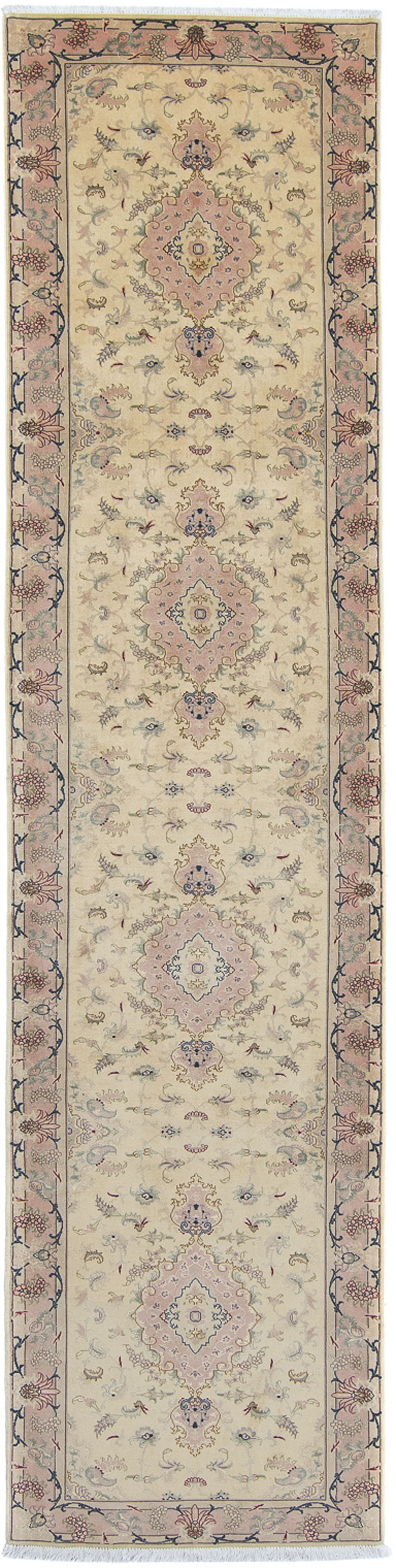 morgenland Orientteppich »Perser - Täbriz - Royal - 397 x 86 cm - beige«, r günstig online kaufen