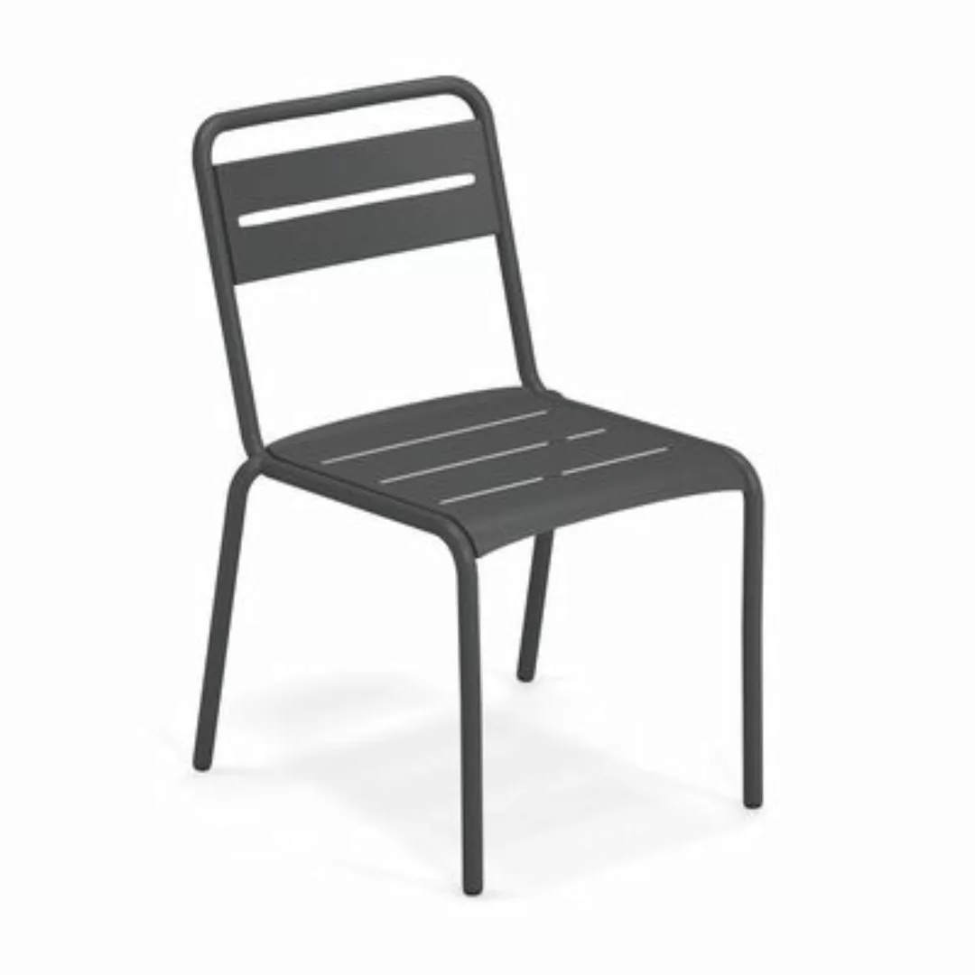 Stapelbarer Stuhl Star metall / Aluminium - Emu - Metall günstig online kaufen