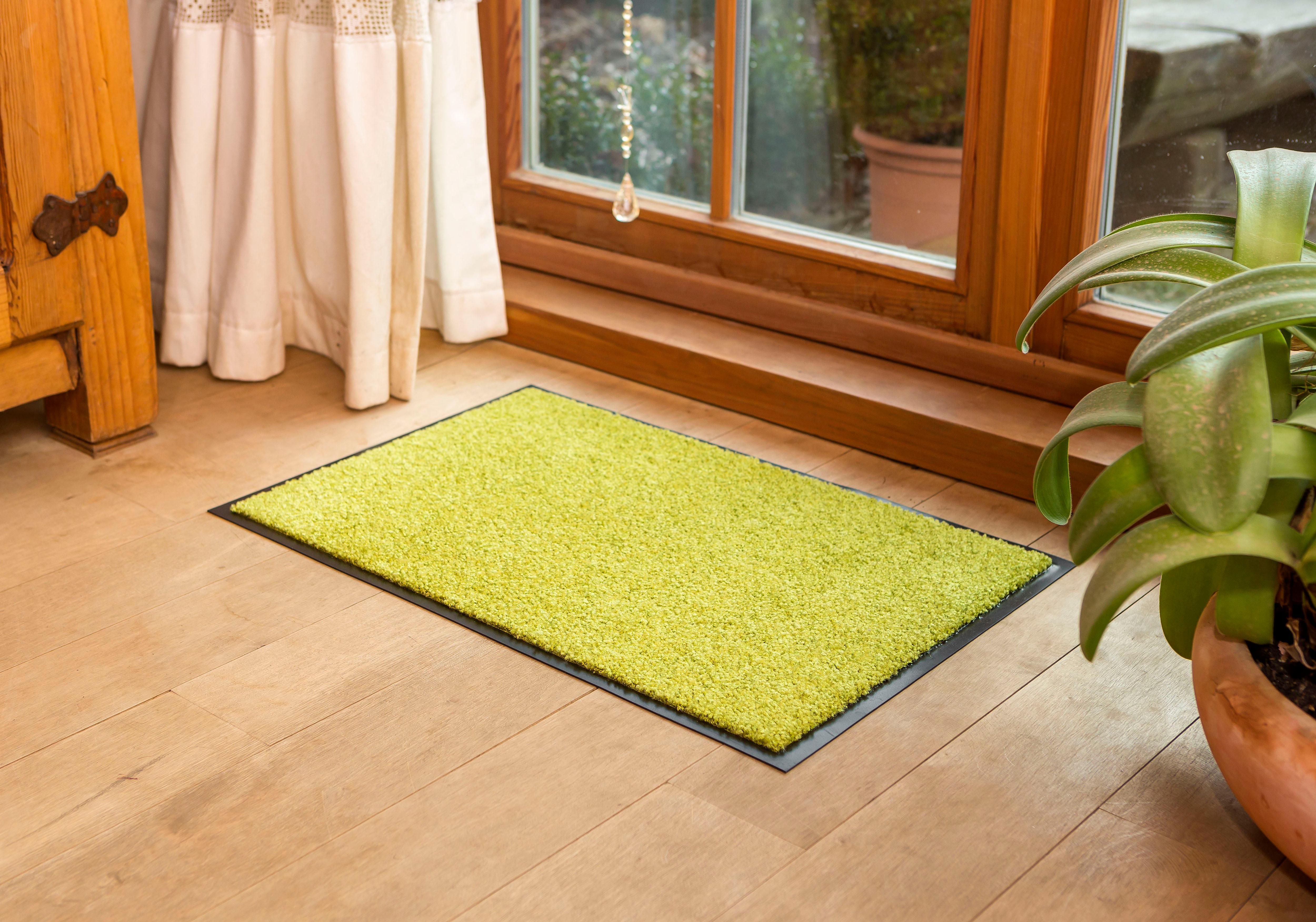 Astra Sauberlaufmatte Proper Tex Uni grün 60 x 90 cm günstig online kaufen