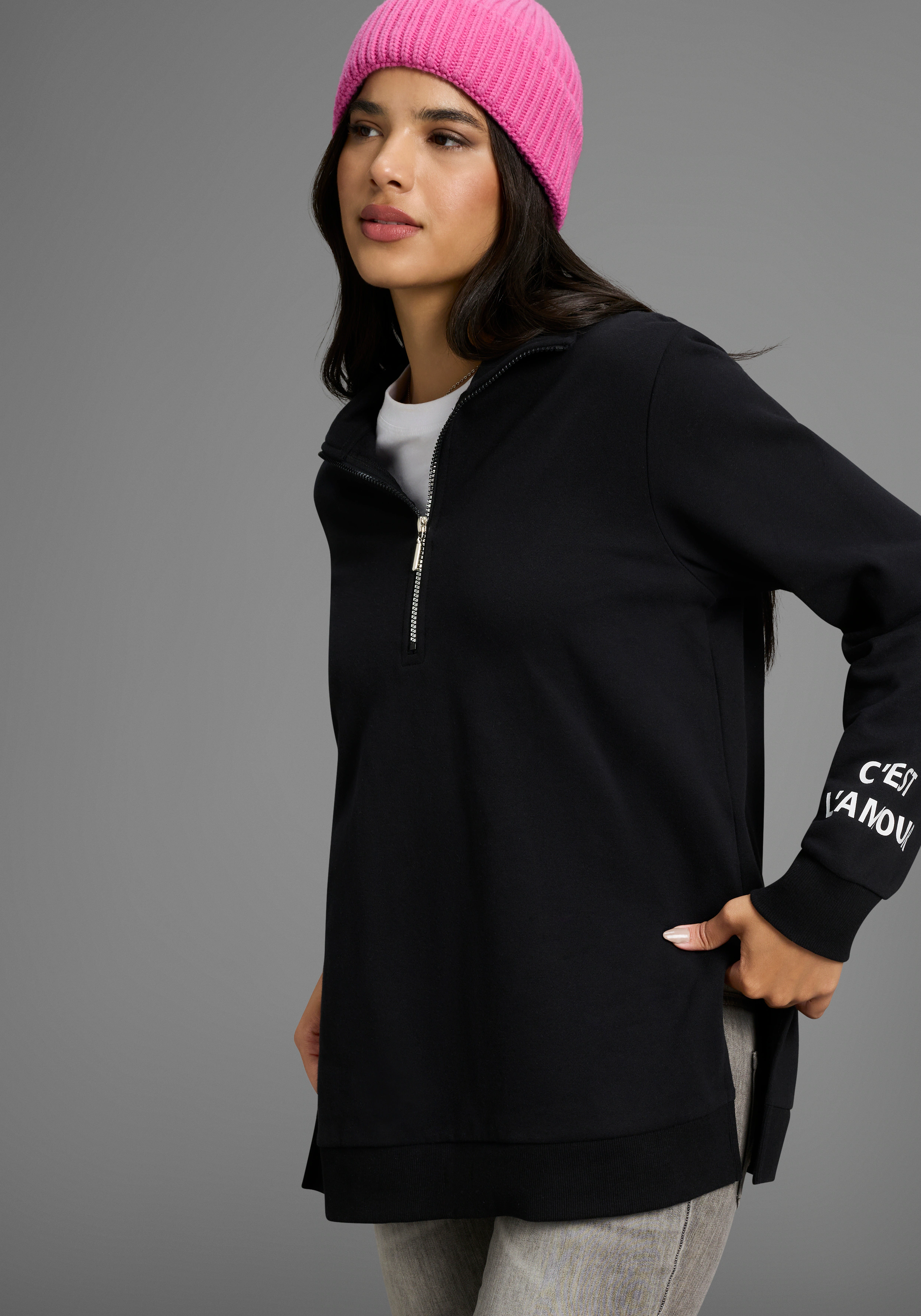 Laura Scott Longsweatshirt, in großen Größen verfügbar günstig online kaufen