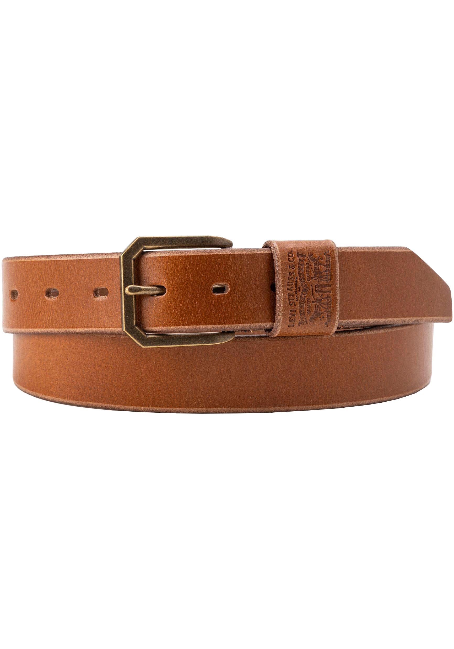 Levis Ledergürtel "WIDE LOOP TWO HORSE BELT", mit Logoprägung günstig online kaufen