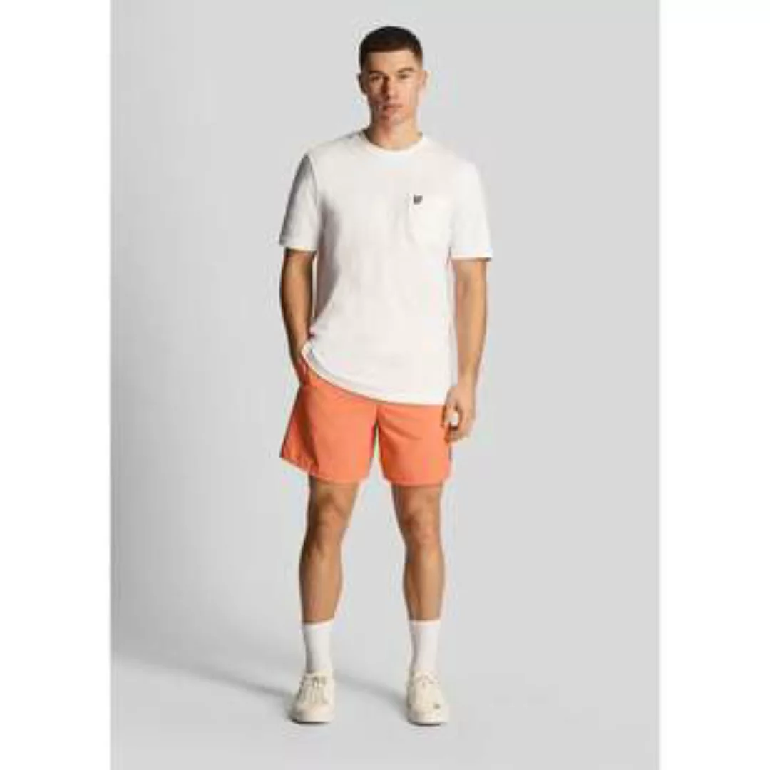 Lyle & Scott  Badeshorts Schlichte Badeshorts – Tangerine Tango günstig online kaufen