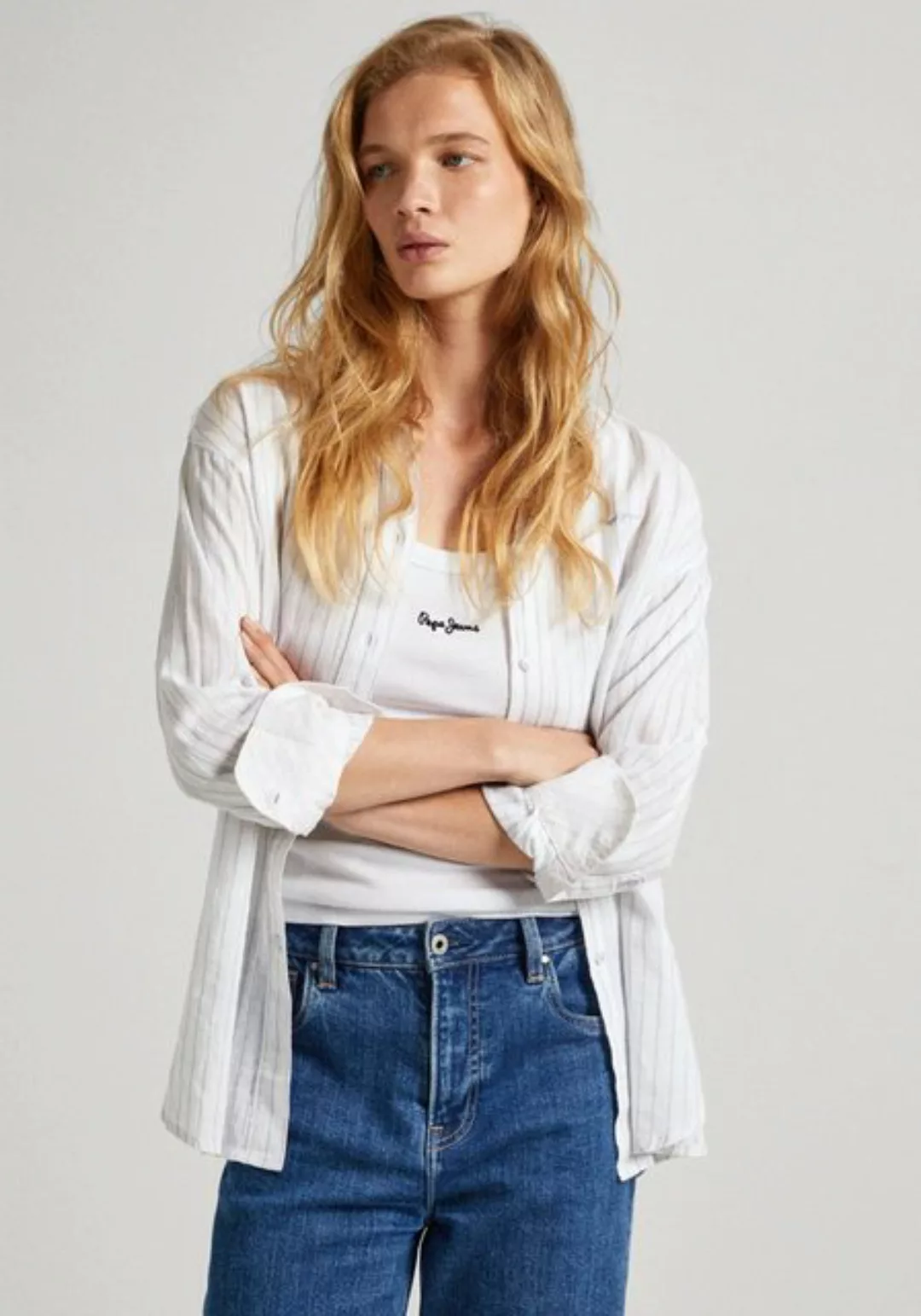 Pepe Jeans Hemdbluse Bluse Polly günstig online kaufen