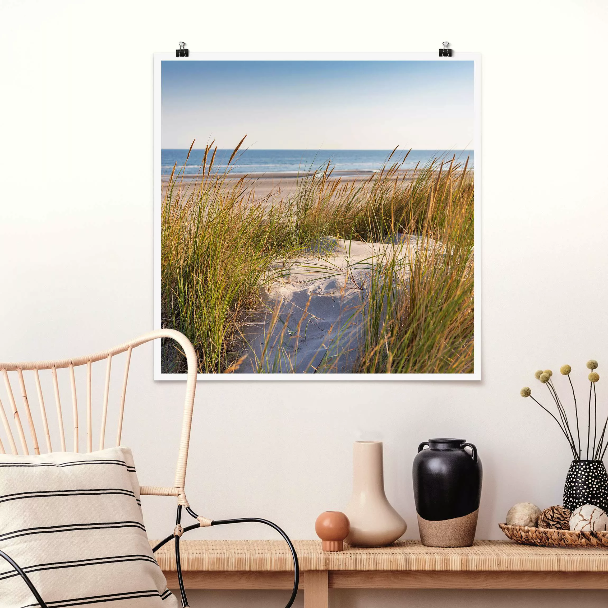 Poster Stranddüne am Meer günstig online kaufen