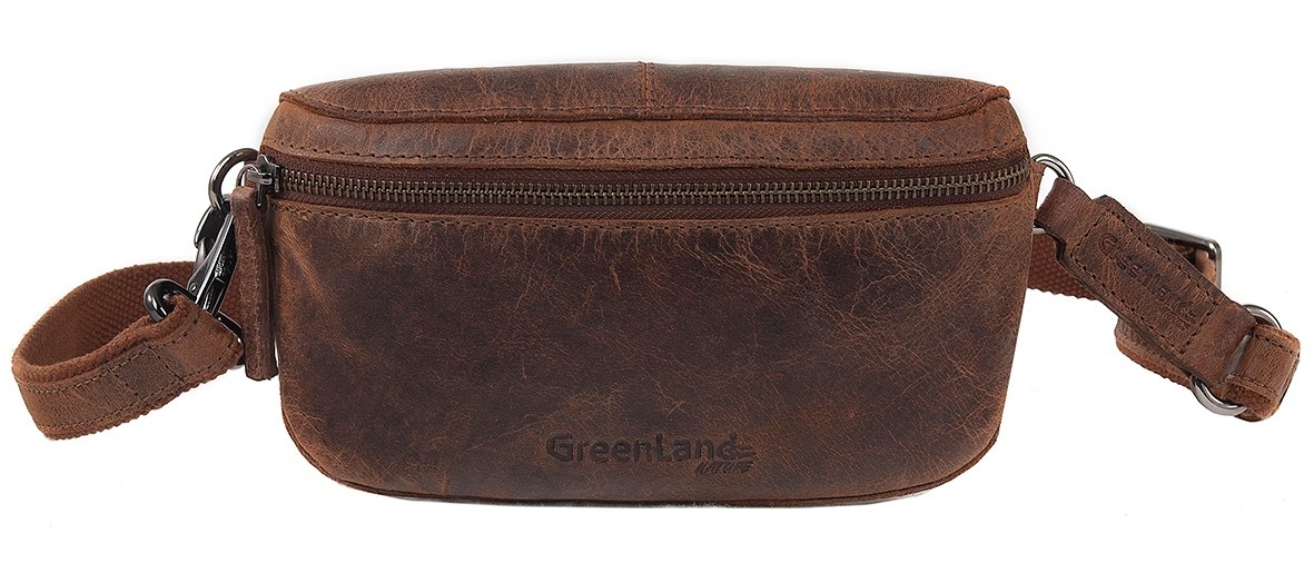 GreenLand Nature Bauchtasche "Montana", Leder in Used Optik günstig online kaufen