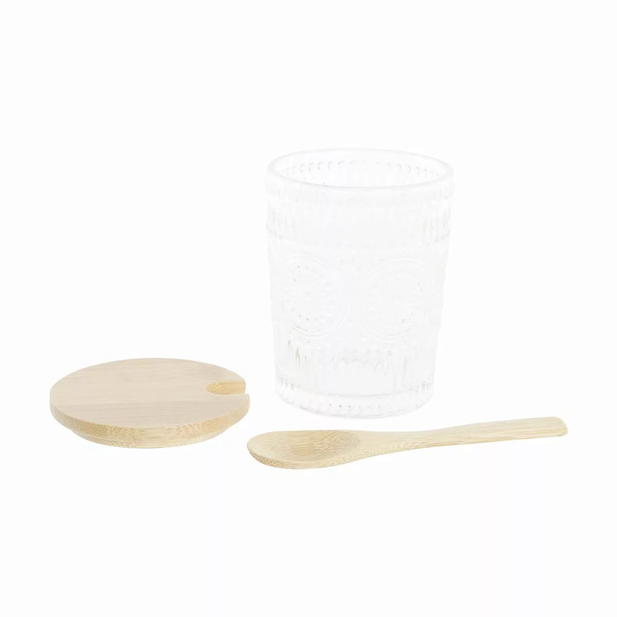 Zuckerdose Dkd Home Decor Kristall Bambus Borosilikatglas (28 X 10 X 13,5 C günstig online kaufen