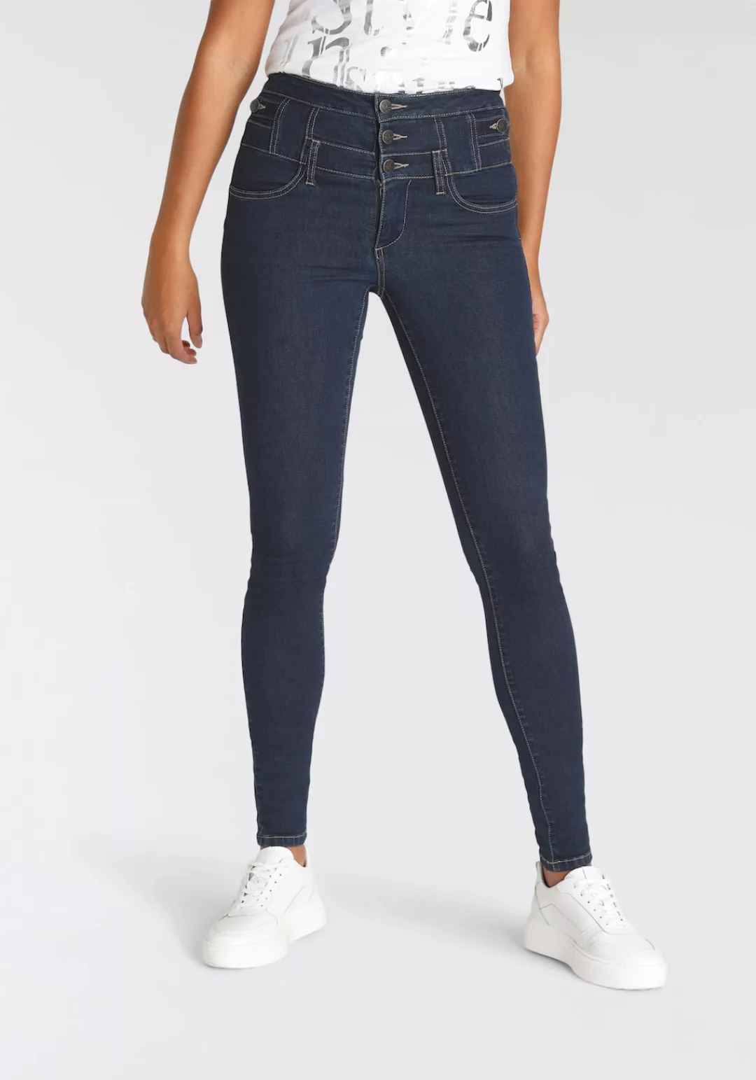 Arizona Skinny-fit-Jeans High Waist günstig online kaufen