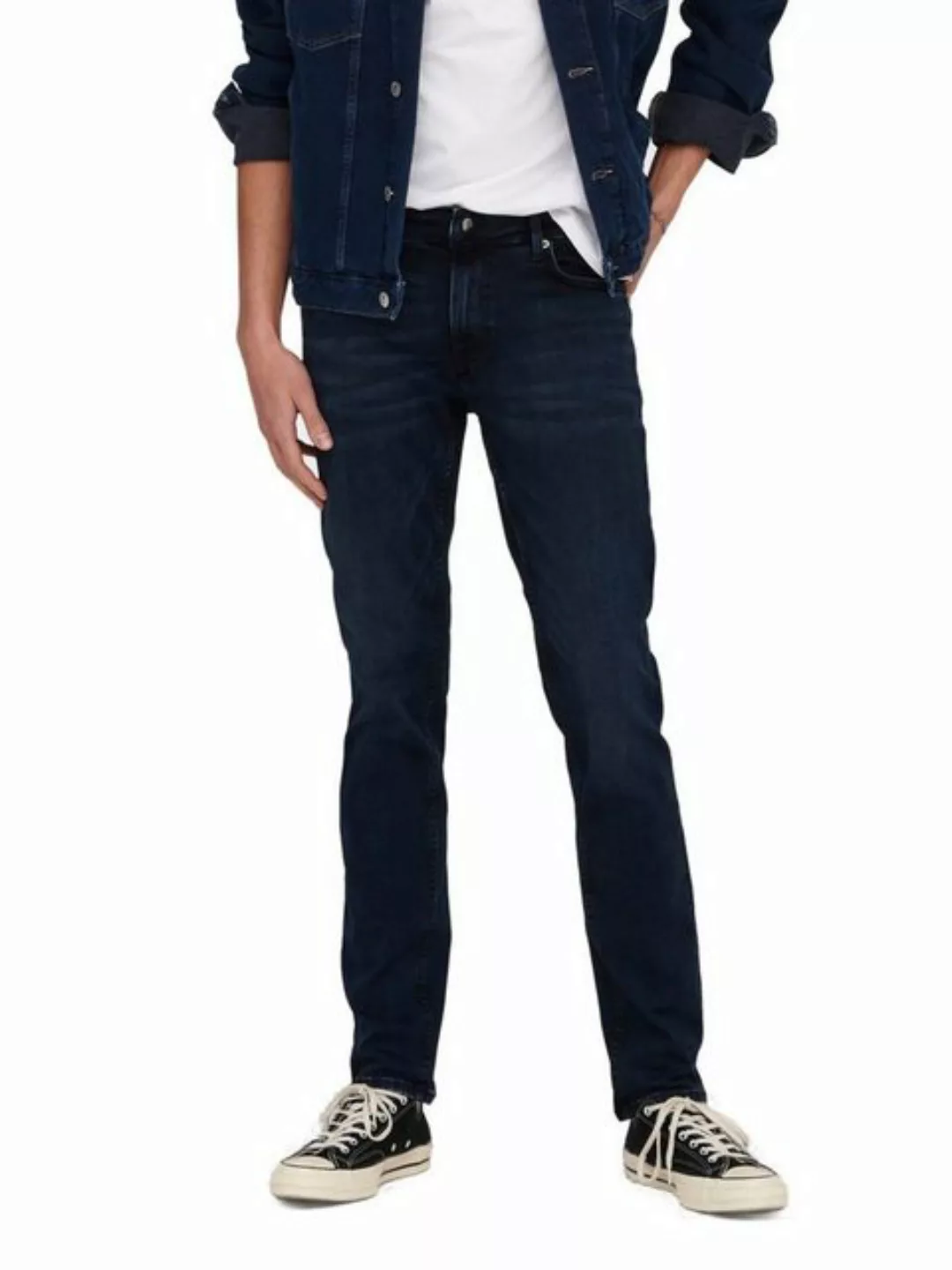 Only & Sons Herren Jeans ONSLOOM SLIM 4976 - Slim Fit - Blau - Blue Black D günstig online kaufen