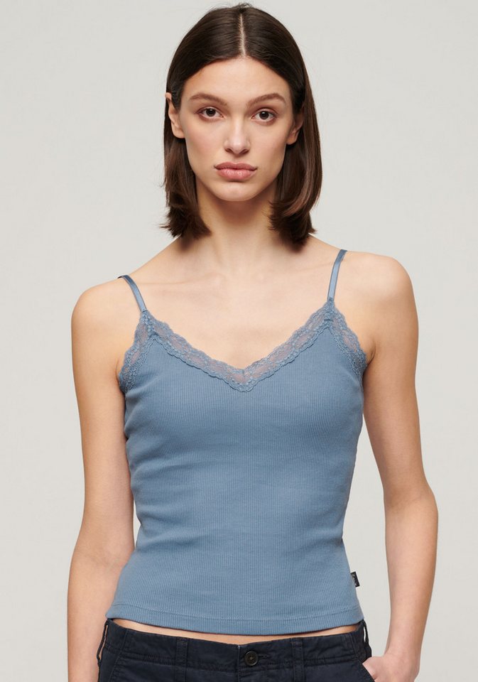 Superdry Tanktop SU-ESSENTIAL LACE TRIM CAMI günstig online kaufen