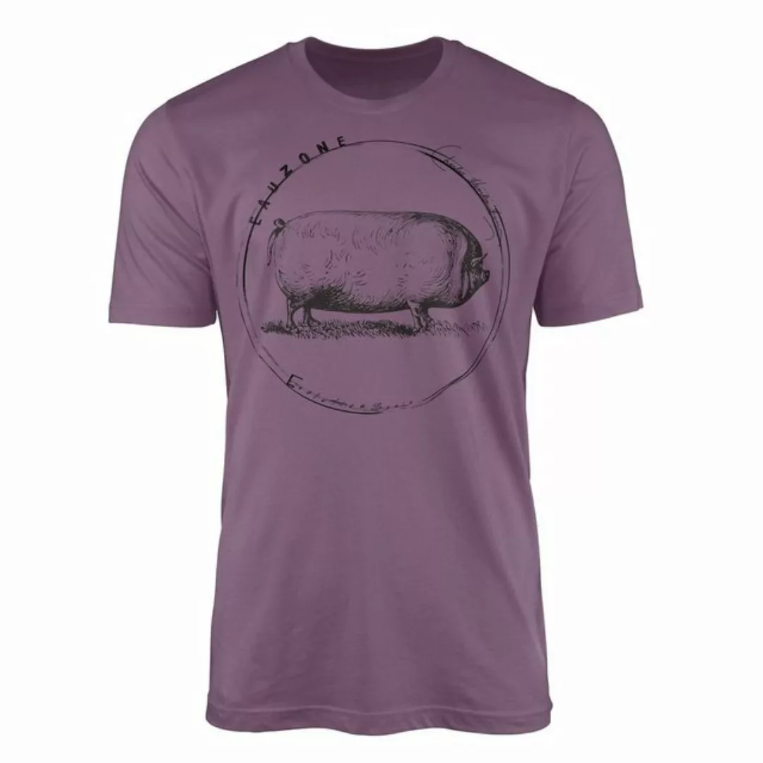 Sinus Art T-Shirt Evolution Herren T-Shirt Schwein günstig online kaufen