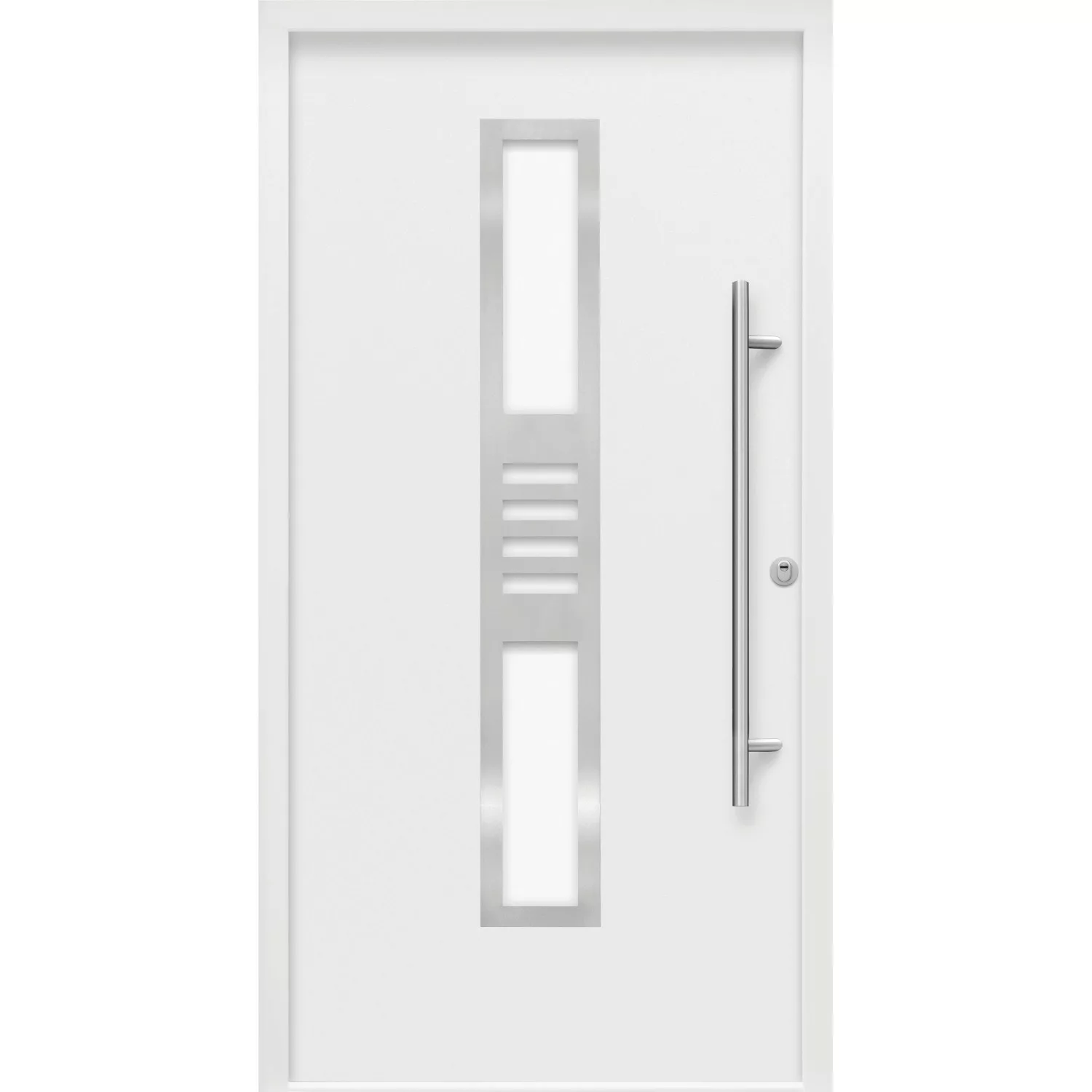 Sicherheits-Haustür Thermospace Köln Prime RC2 Komfort Weiß 100 x 210 cm R günstig online kaufen