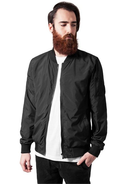 URBAN CLASSICS Bomberjacke TB1258 - Light Bomber Jacket black XXL günstig online kaufen