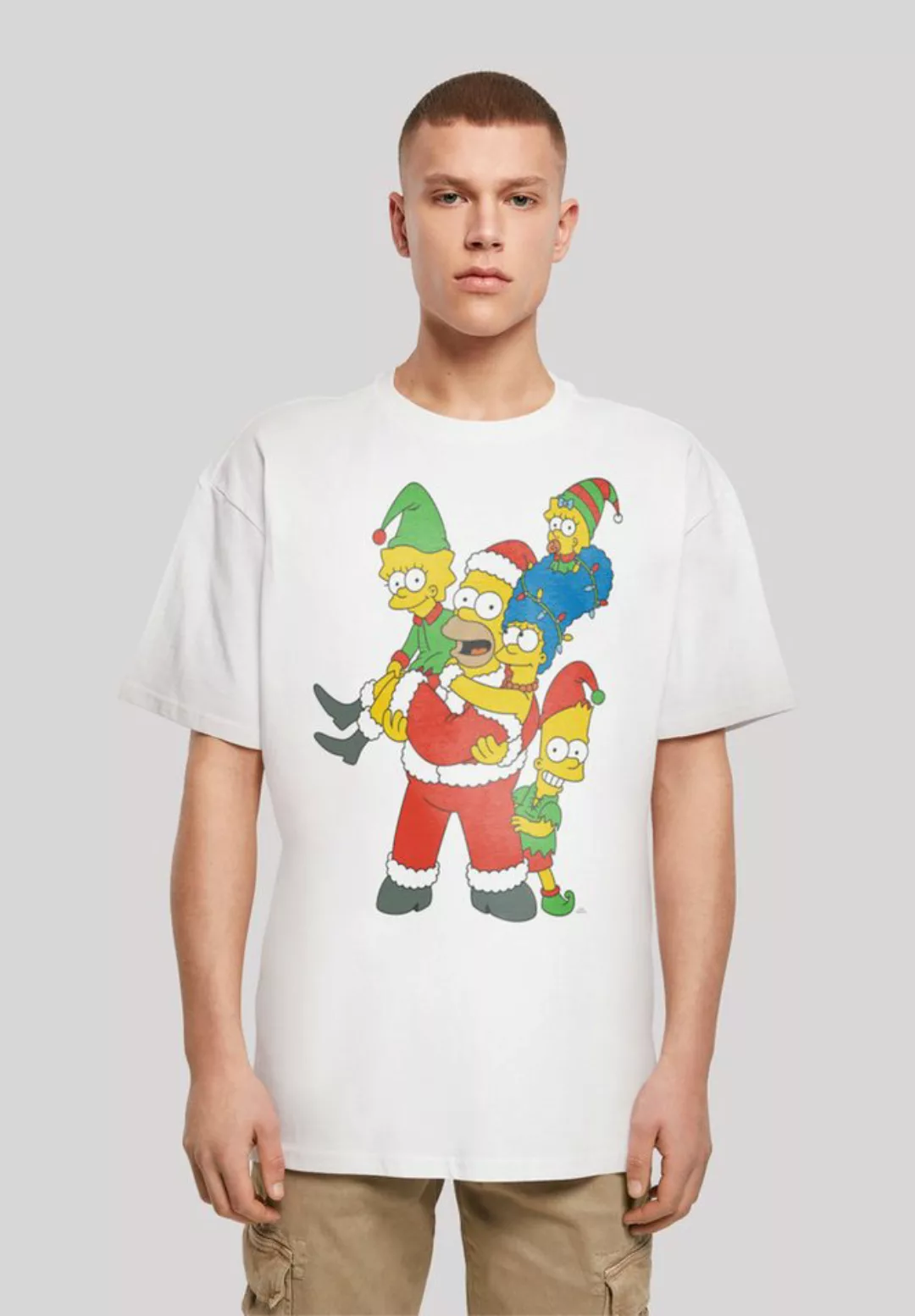 F4NT4STIC T-Shirt "The Simpsons Christmas Weihnachten Family", Print günstig online kaufen