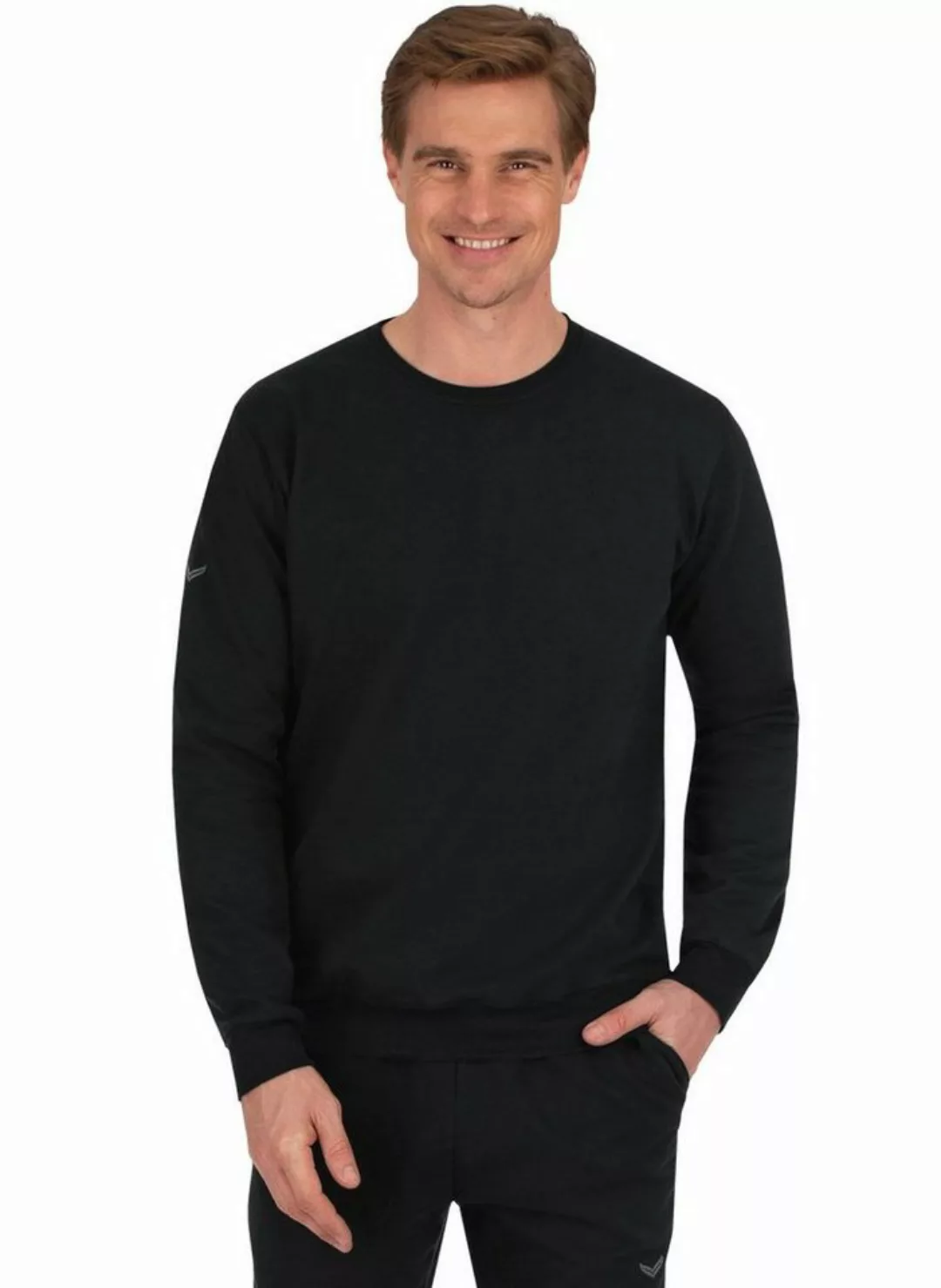 Trigema Sweatshirt TRIGEMA Sweatshirt aus Biobaumwolle günstig online kaufen