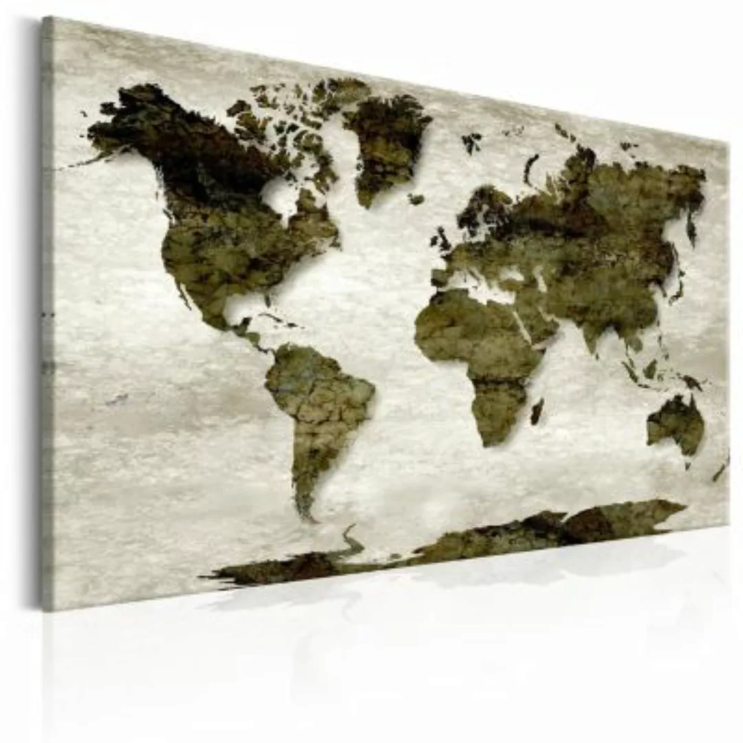 artgeist Wandbild World Map: Green Planet mehrfarbig Gr. 60 x 40 günstig online kaufen