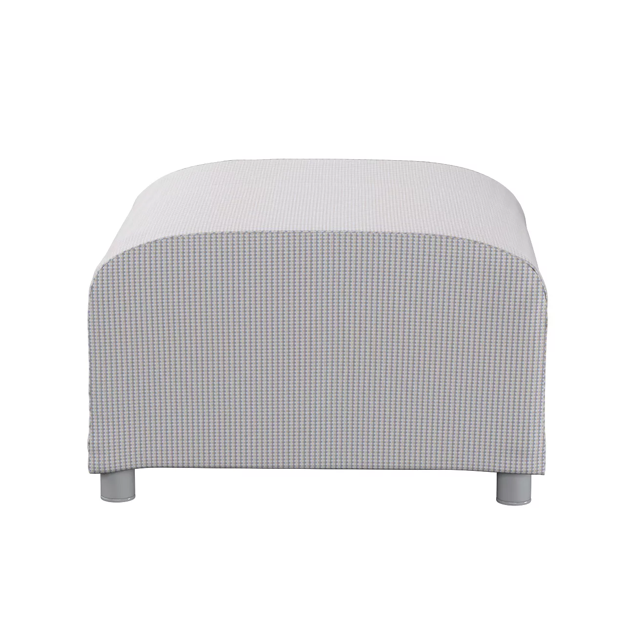 Bezug für Klippan Hocker, beige-blau, Husse, Klippan Hocker, Living II (162 günstig online kaufen