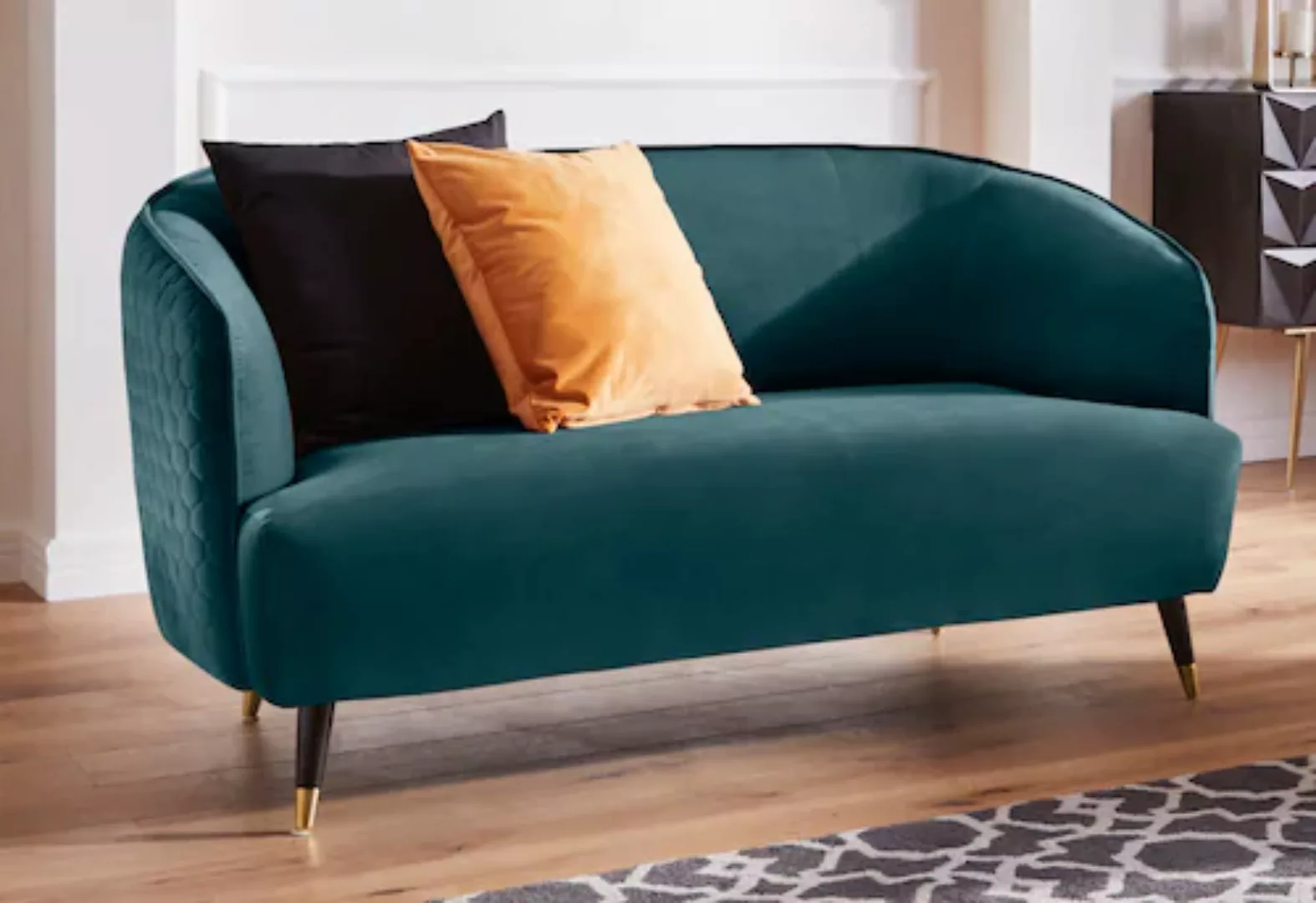 Guido Maria Kretschmer Home&Living 2-Sitzer "Oradea", mit eleganter Steppun günstig online kaufen