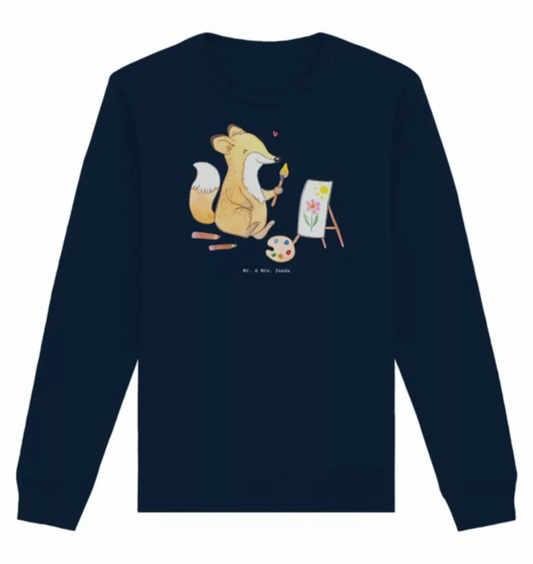 Mr. & Mrs. Panda Longpullover Fuchs Malen Größe XXL - French Navy - Geschen günstig online kaufen