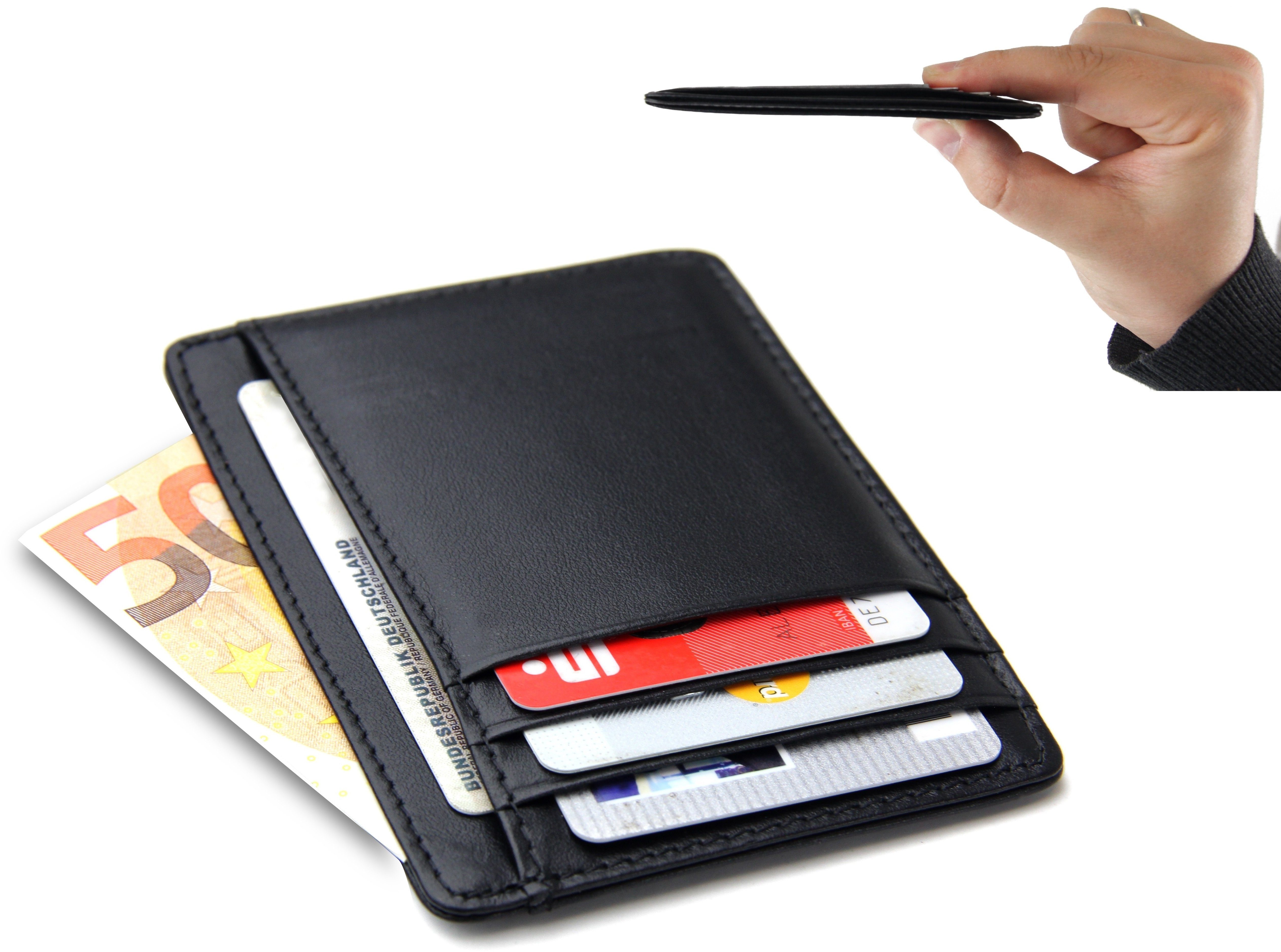 Frentree Kartenetui "Mini"-Geldbörse, minimalistischer Kartenhalter aus günstig online kaufen