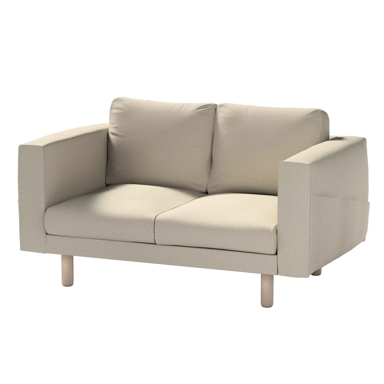 Bezug für Norsborg 2-Sitzer Sofa, grau-beige, Norsborg 2-Sitzer Sofabezug, günstig online kaufen