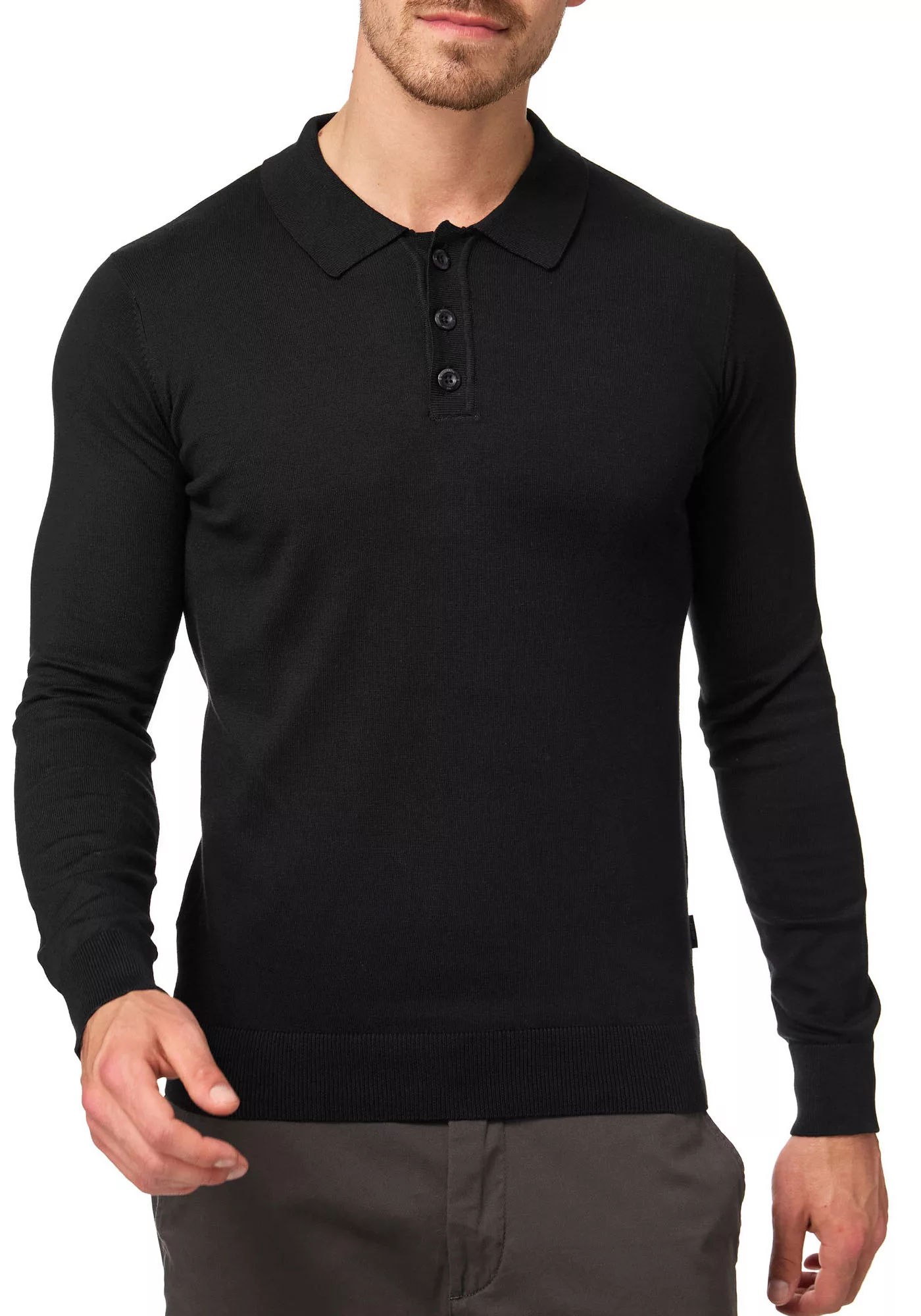 Indicode Polokragenpullover INBarner günstig online kaufen