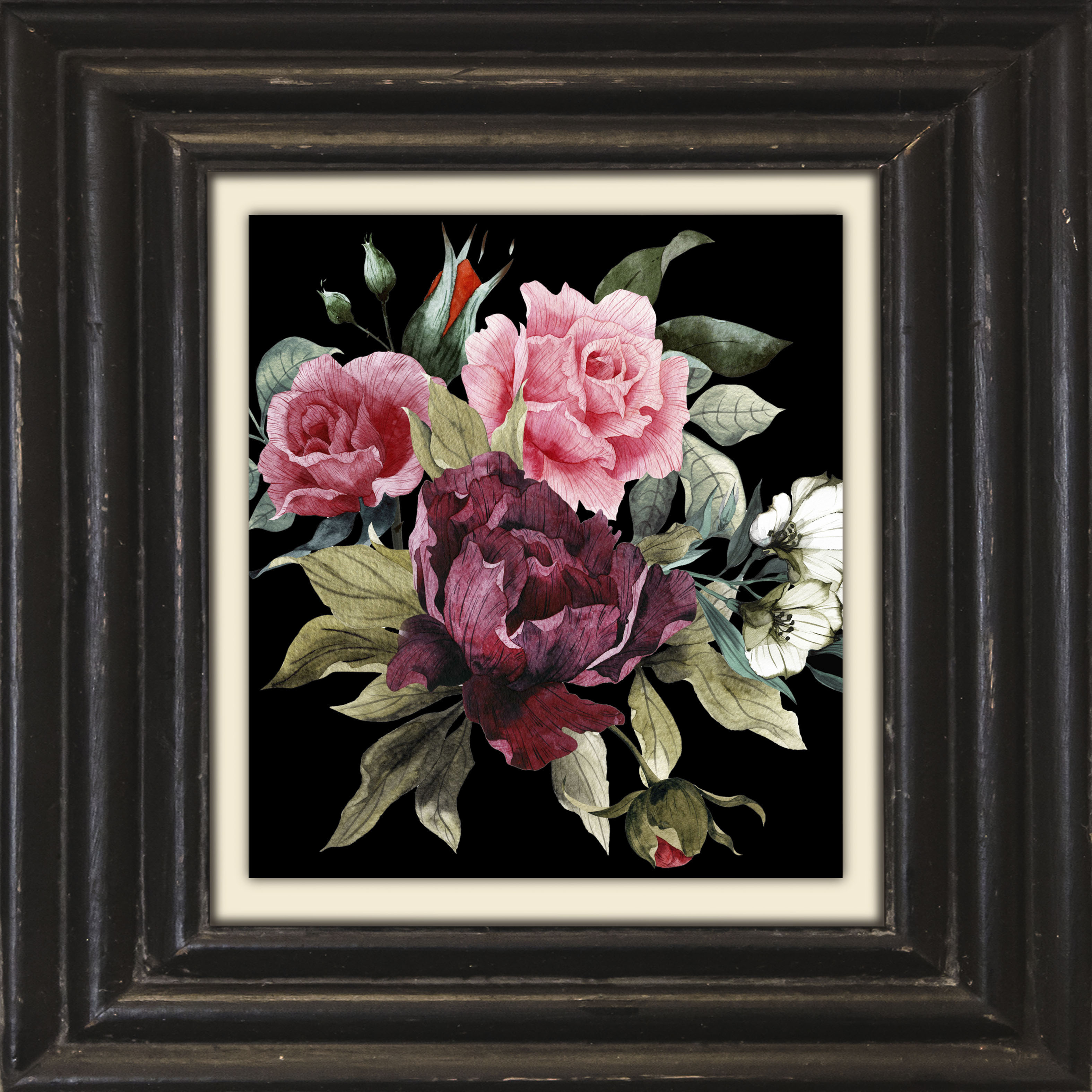 queence Leinwandbild "Blumen", Kunst-Blumen-Blumenbilder-Stillleben-Garten- günstig online kaufen