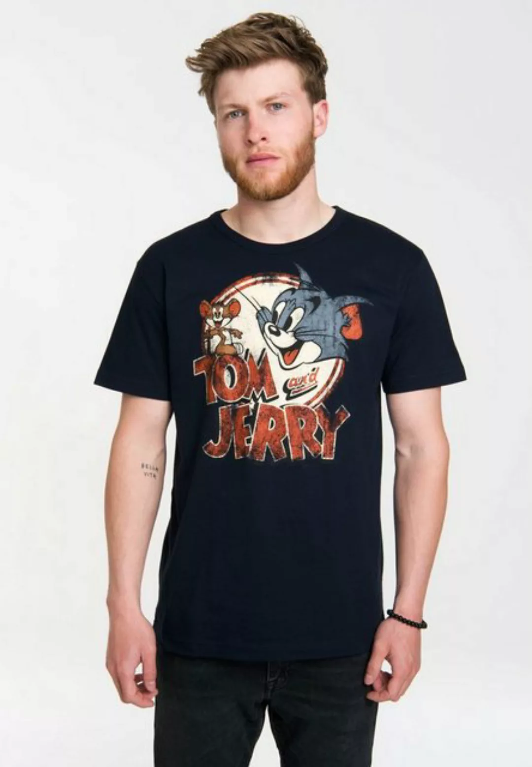 LOGOSHIRT T-Shirt Tom und Jerry mit tollem Print günstig online kaufen