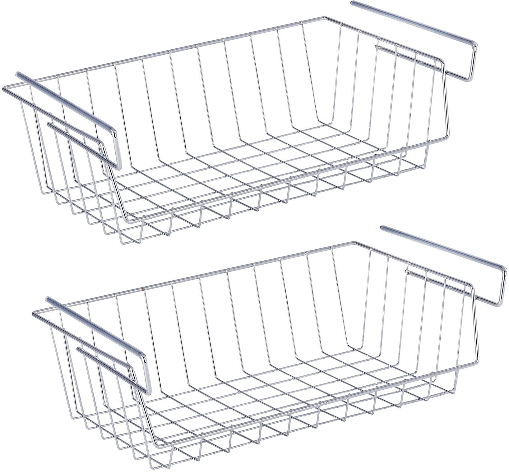 WENKO Einhängekorb, (Set, 2 St.), Metall, zum Einhängen in Regal oder Schra günstig online kaufen