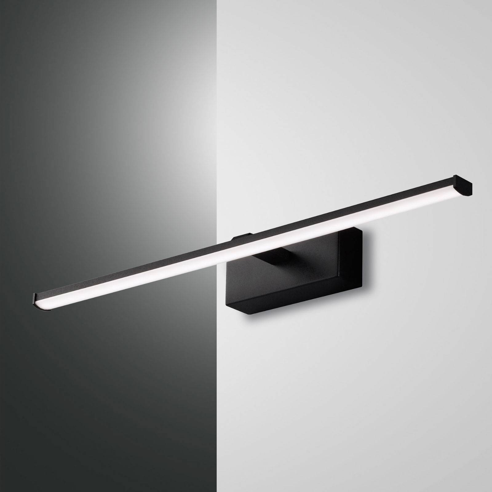 LED-Wandleuchte Nala, schwarz, Breite 50 cm günstig online kaufen