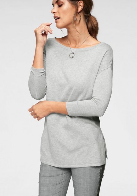 Laura Scott Longpullover, mit Seitenschlitzen günstig online kaufen