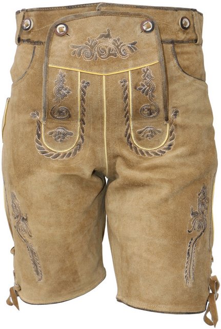 La Chasse® Lederhose Trachten-Lederhose "Wörgl" mit Stickerei und Hosenträg günstig online kaufen