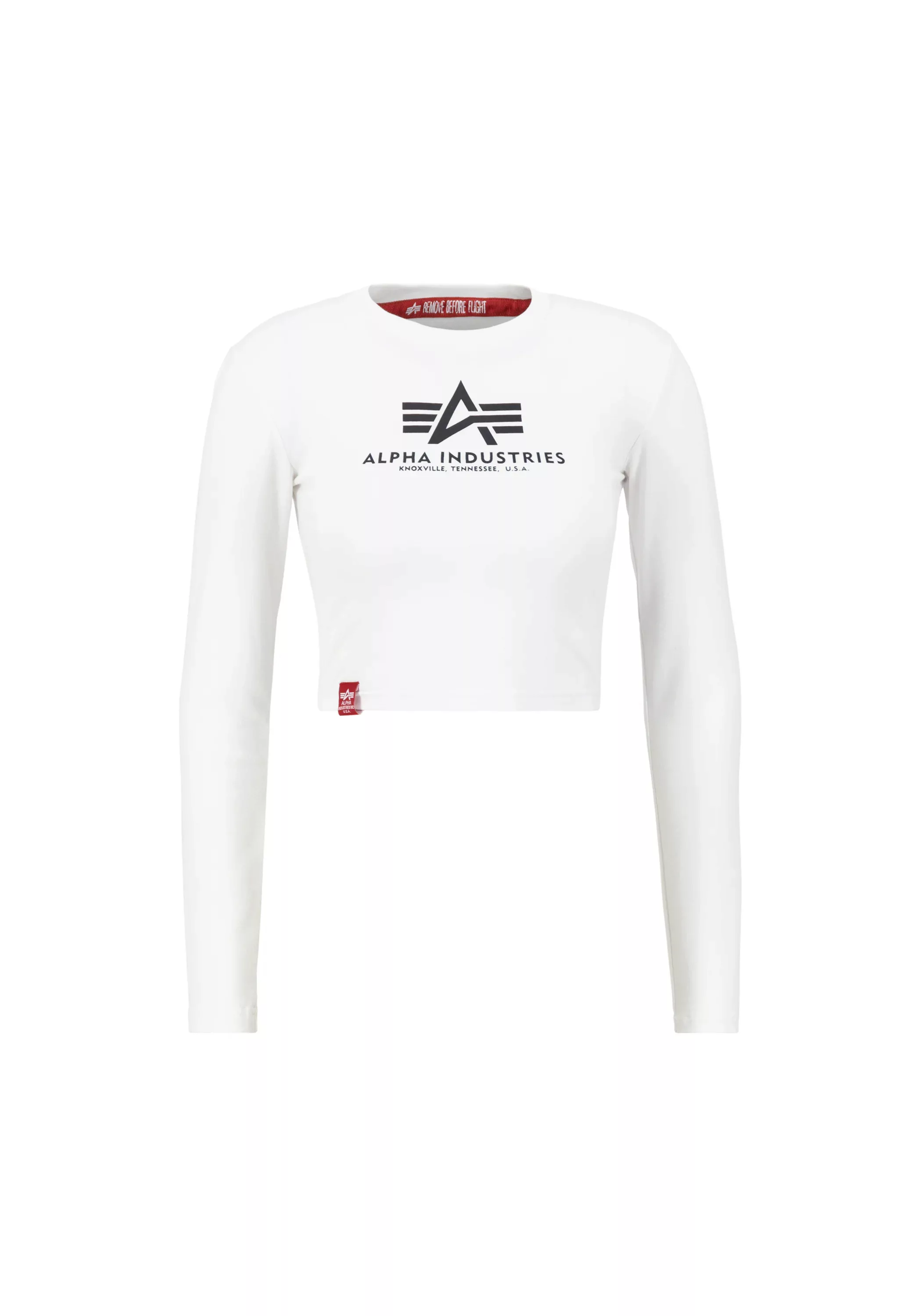 Alpha Industries Sweater "Alpha Industries Women - Longsleeves Basic Croppe günstig online kaufen