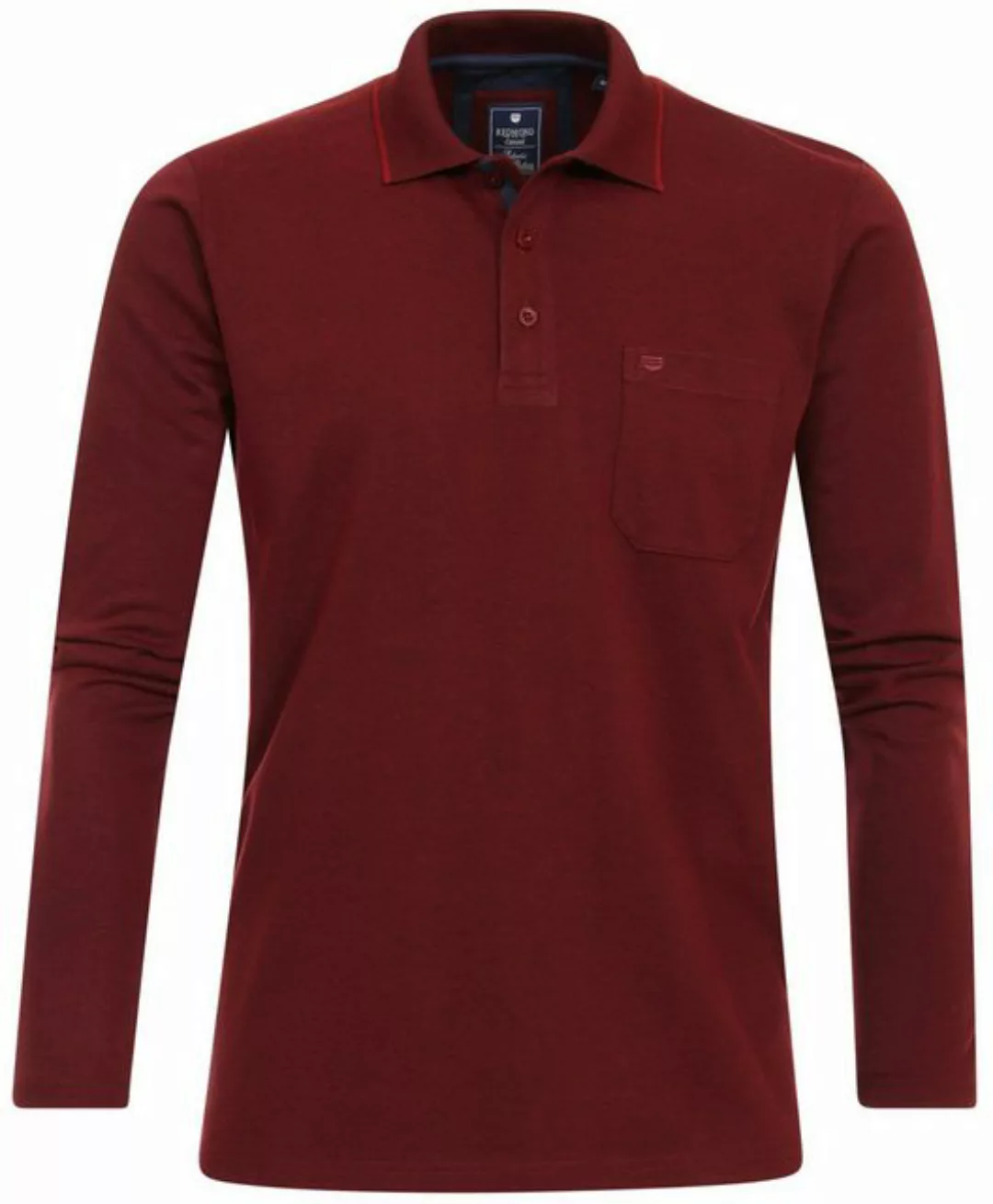 Redmond Langarm-Poloshirt günstig online kaufen