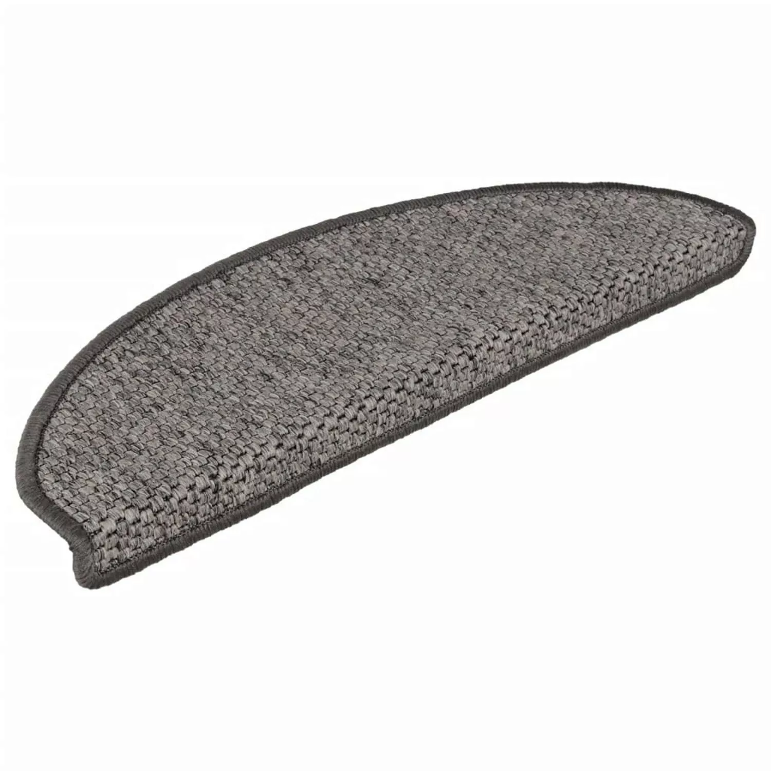 Treppenmatten Selbstklebend Sisal 15 Stk. 65x25 Cm Anthrazit günstig online kaufen