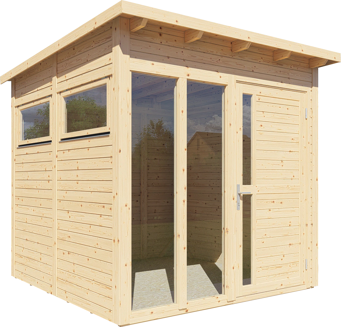 BERTILO Gartenhaus "Pentus 2 Office, in verschiedenen Farben" günstig online kaufen