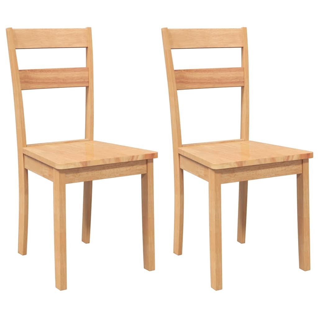 vidaXL Esszimmerstuhl Esszimmerstühle 2 Stk. Natur günstig online kaufen