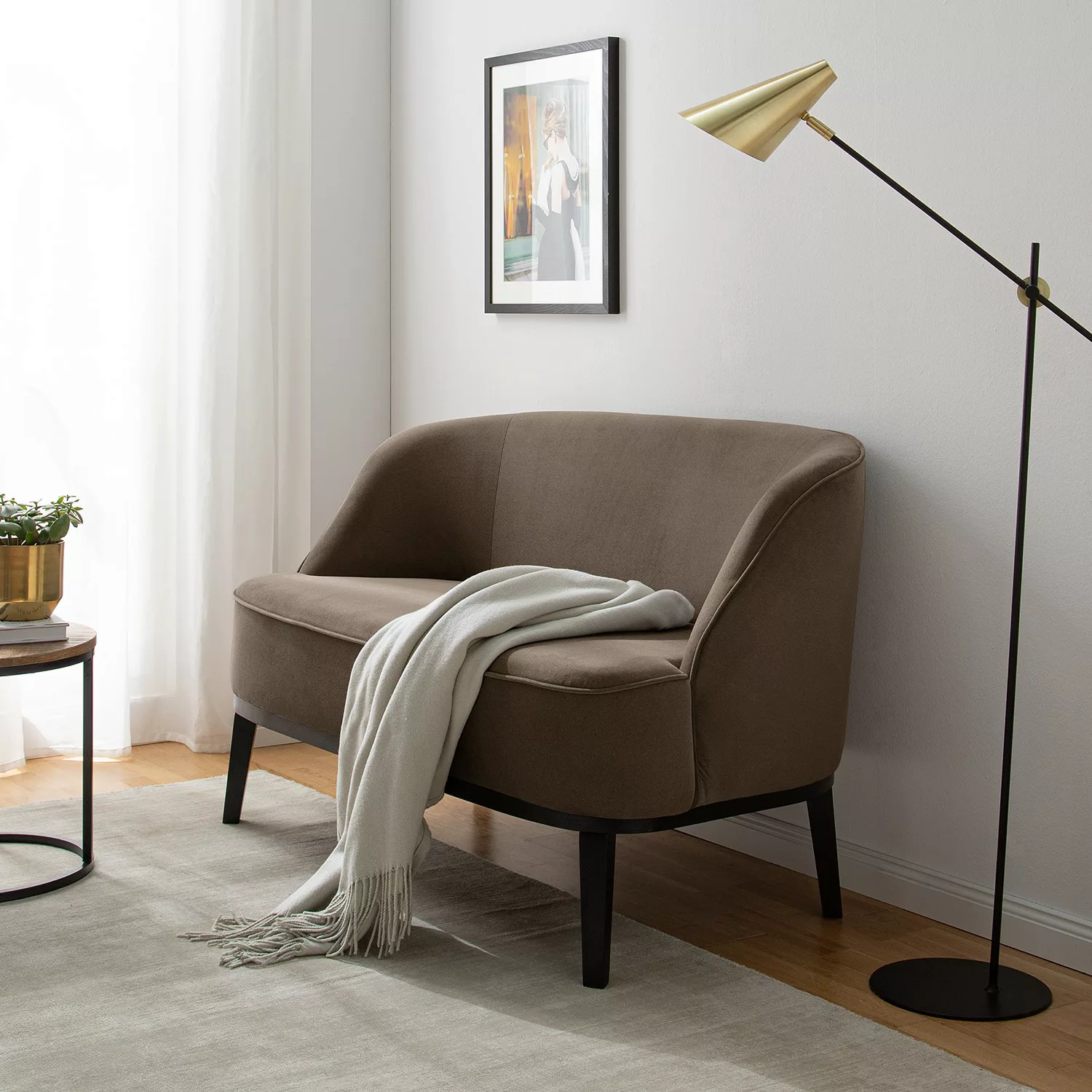 home24 Sofa Voiteur (2-Sitzer) günstig online kaufen