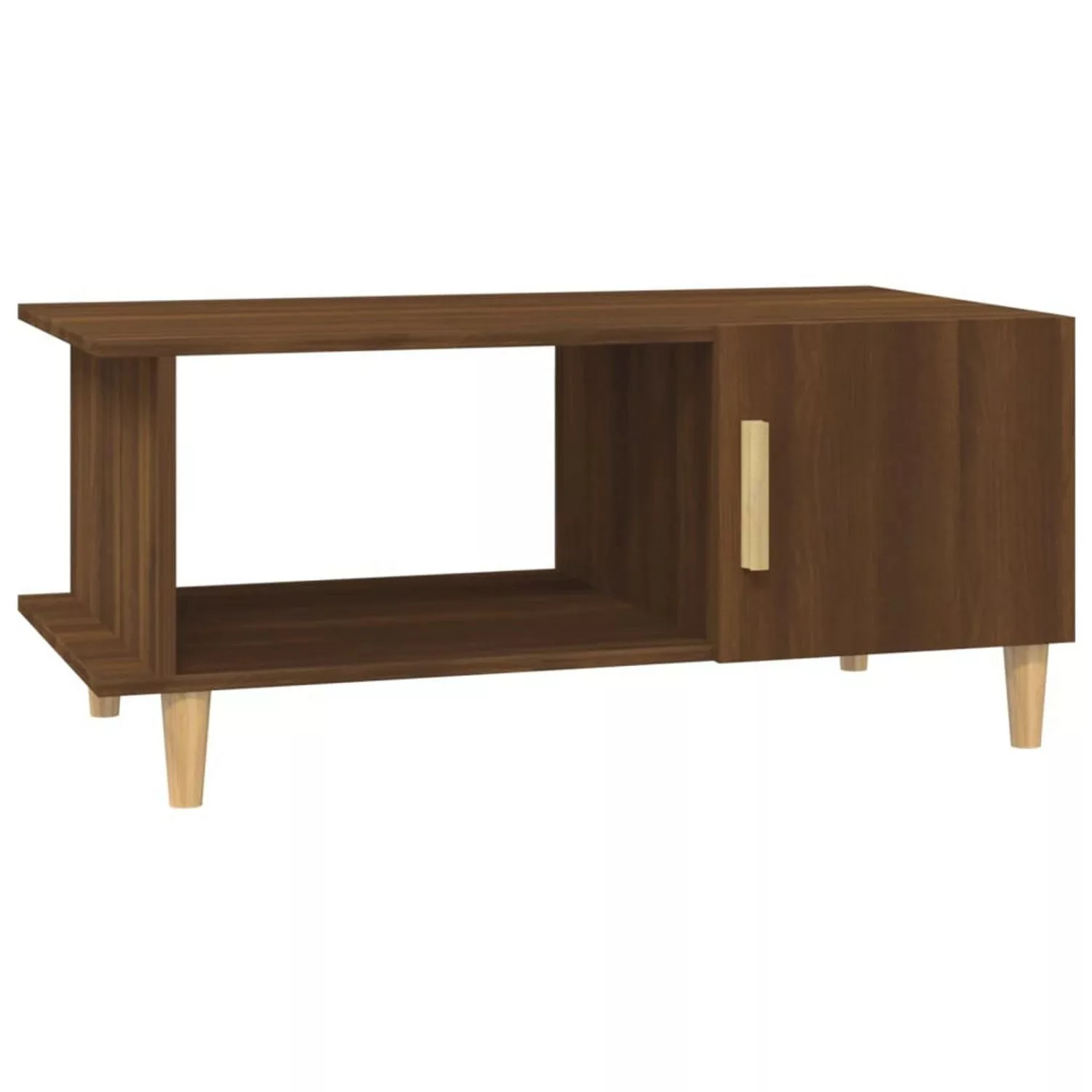 vidaXL Couchtisch Braun Eichen-Optik 90x50x40 cm Holzwerkstoff Modell 17 günstig online kaufen