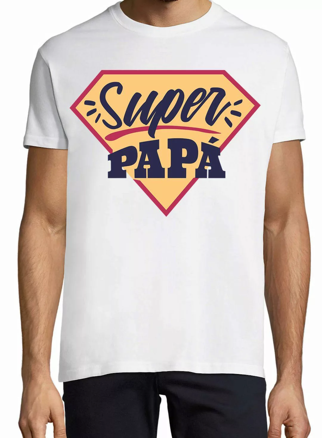 Youth Designz T-Shirt Super Papa Herren günstig online kaufen
