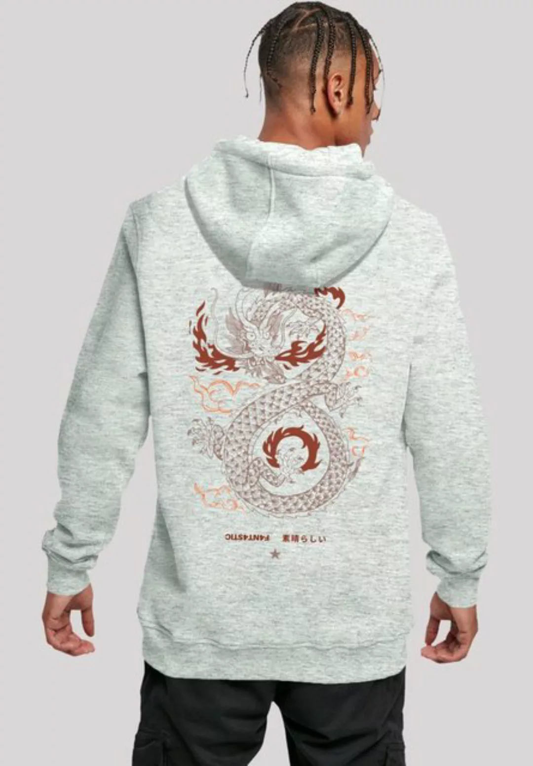 F4NT4STIC Kapuzenpullover "Dragon fire", Print günstig online kaufen