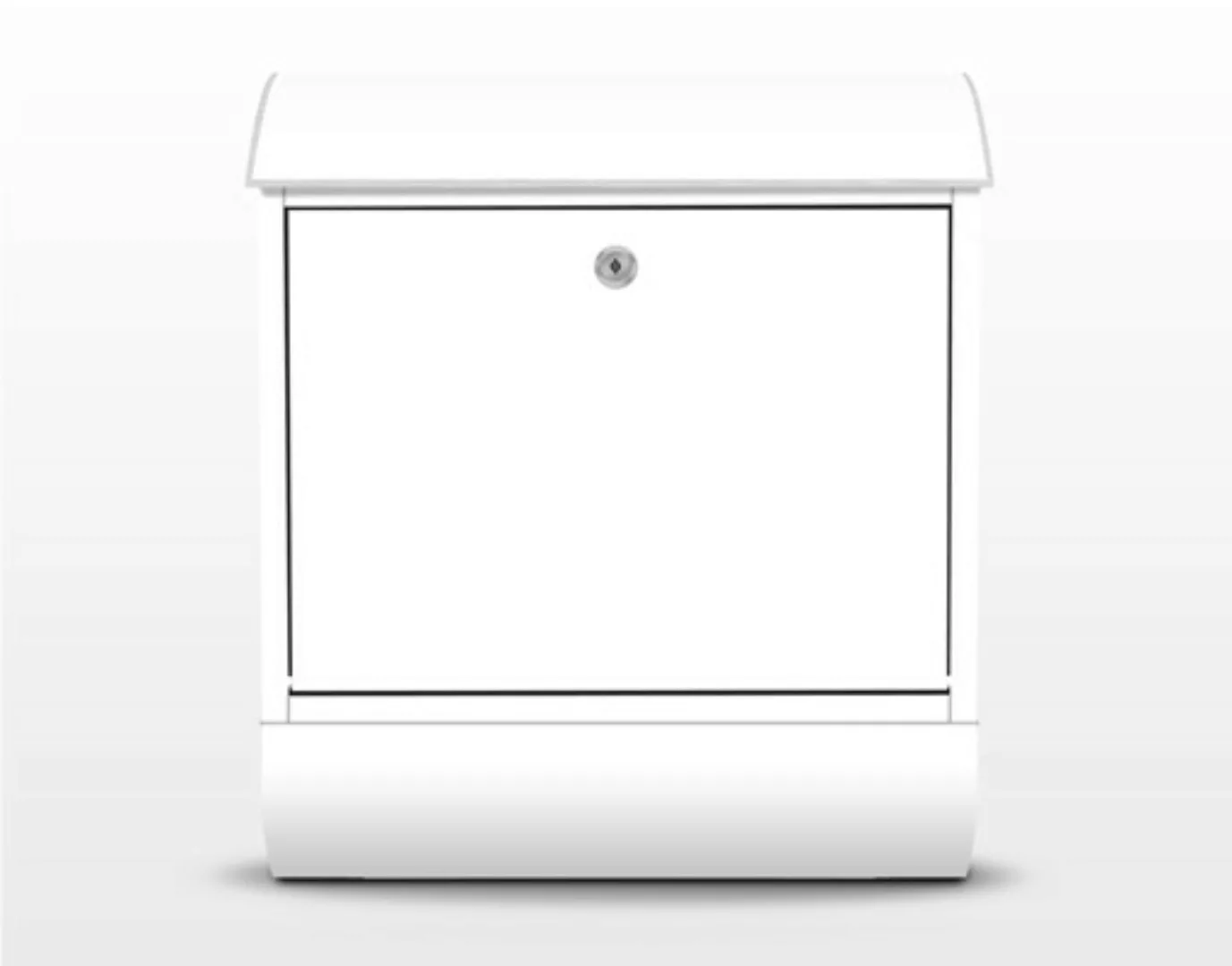 Briefkasten Unifarben Colour White günstig online kaufen