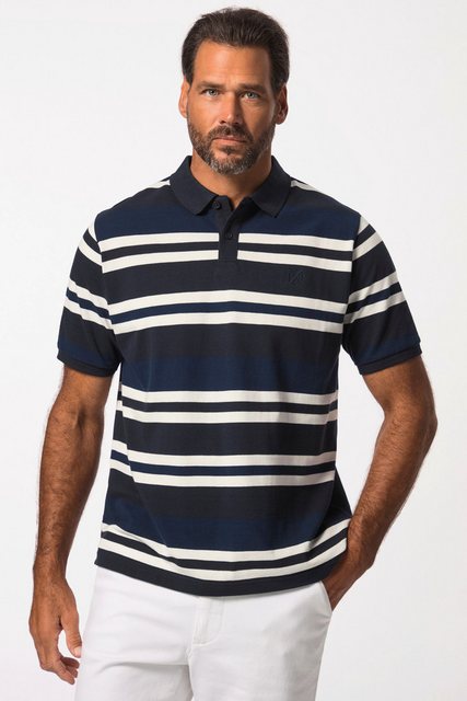 JP1880 Poloshirt Poloshirt Halbarm Piqué Ringel bis 8 XL günstig online kaufen